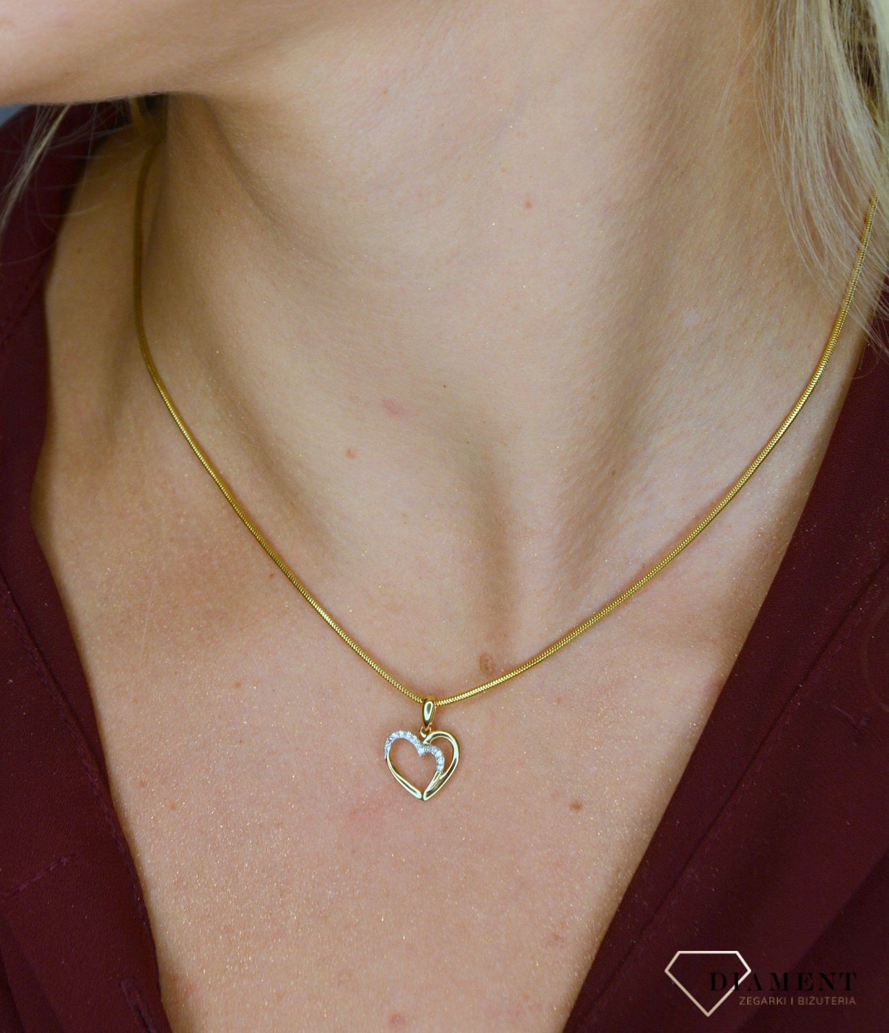 Złoty łańcuszek 585 splot Linka 1 mm DIA-LAN-1143-585 1mm ✅ Złoty łańcuszek o klasycznym splocie linki wykonany z wysokiej jakości złota próby 585.jpg